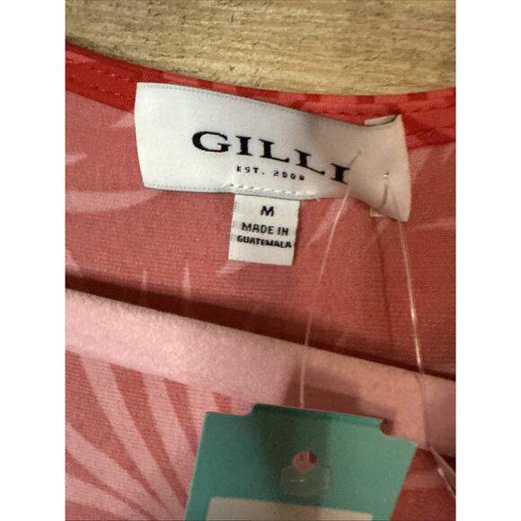 Gilli Asymmetrical Hem Dress, Red, Medium - Picture 3 of 4